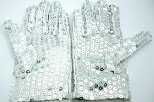 Glistening Sequin Gloves for Boys