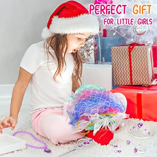 Fedio Princess Cape Mermaid Dress Up Accessories for Girls