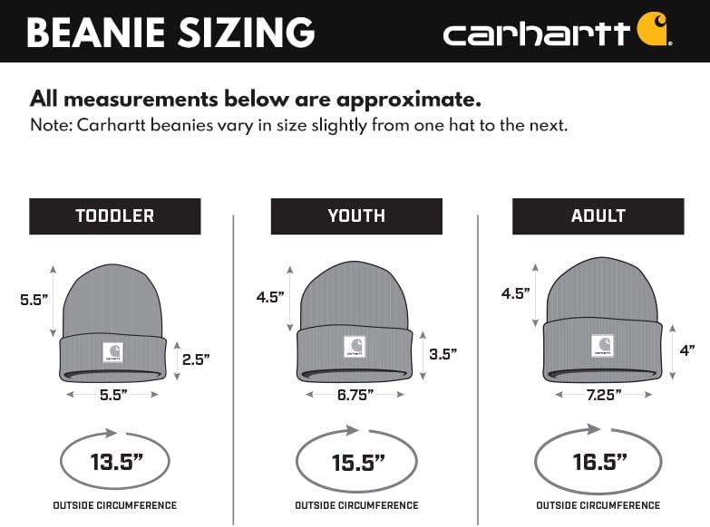 Carhartt-Kids Beanie Watch in Knit - Soft Sturdy