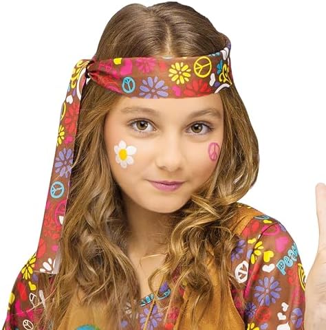 Fun World Child - Peace Love Hippie Costume for Girls