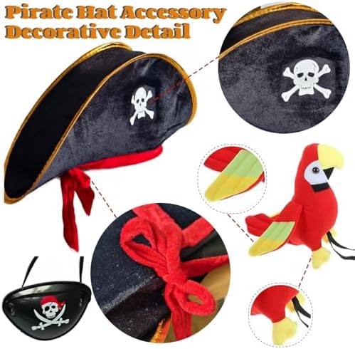 3-Piece Pirate Accessories Set