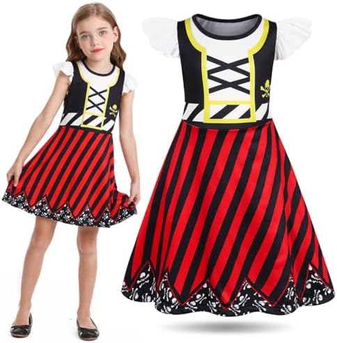 Girls Pirate Dress - Buccaneer Costume