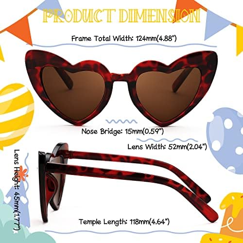 Stylish Heart-Shaped Sunglasses for Kids