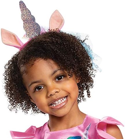 Disguise Rainbow Rangers Costume for Kids Rainbow Headband Pink Dress