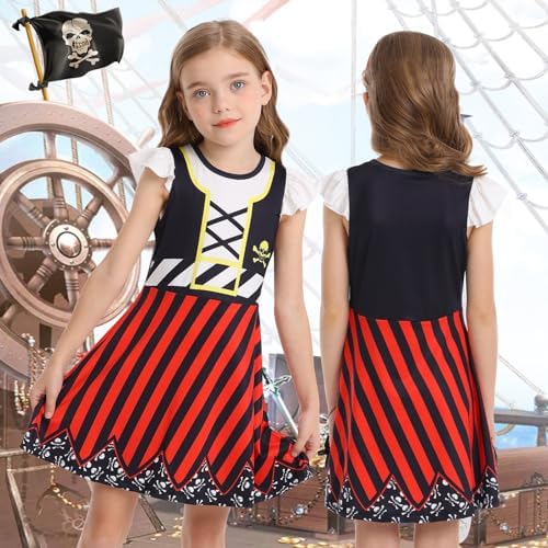 Girls Pirate Dress - Buccaneer Costume
