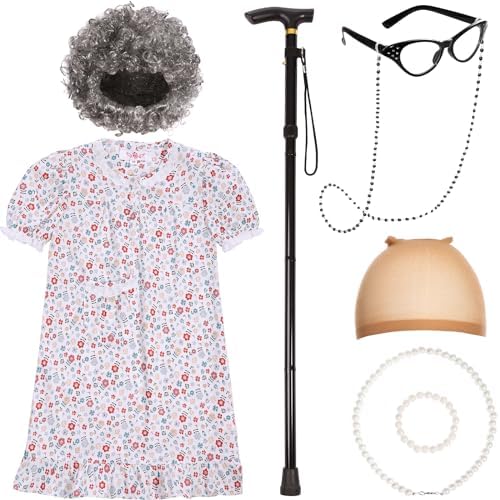 Adore the 100-Day Old Lady Character Perfect for Girls
