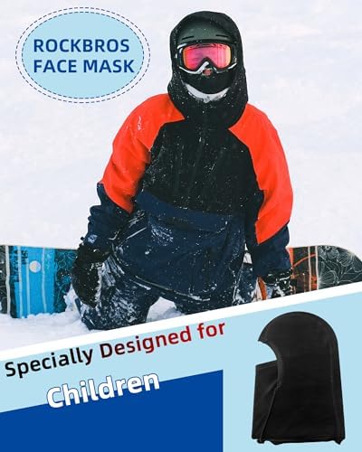 ROCKBROS Balaclava Ski Mask for Kids Stay Warm protected in Winter
