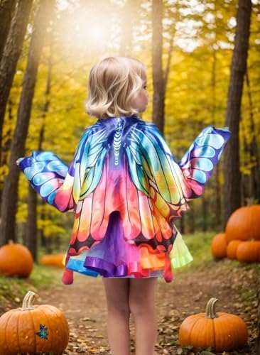 Aimeiar Kids Fairy Butterfly Wings Dress-Up Set for Christmas Parties