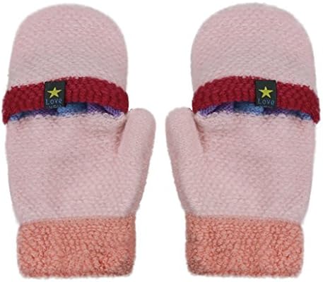 Perfect Gift for Kids Winter-Friendly Wool Knit Gloves
