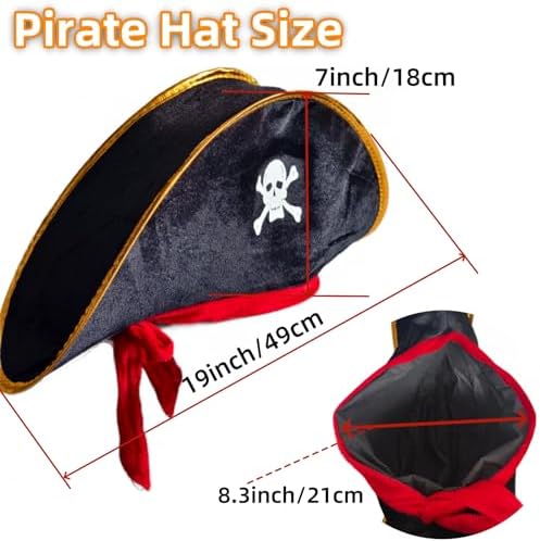 3-Piece Pirate Accessories Set