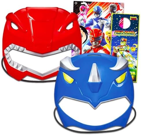Power Rangers Masks Set - Bundle 2 Pack Perfect for Kids