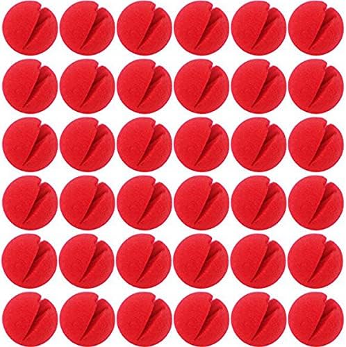 35-Piece clown nose with bulk for parties costumes