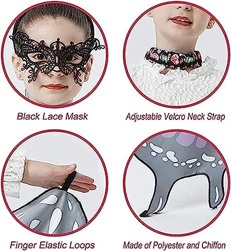 EONGERS Butterfly Wings UFO Girls Costume