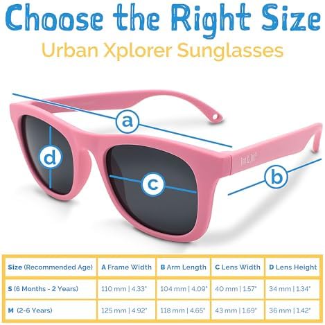 JAN JUL Kids Flexible UV-400 Polarized Sunglasses with adjustable strap
