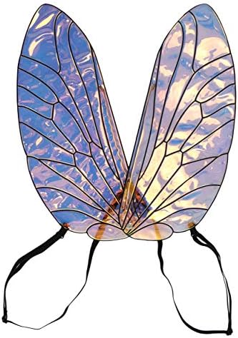 Elope Holographic Costume Fly Wings for Kids and Adults Standard
