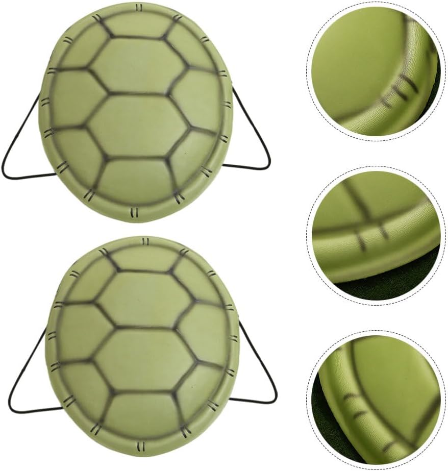 TOYANDONA Turtle Shell Ninja Costume for Kids 6PCS Halloween Accessories