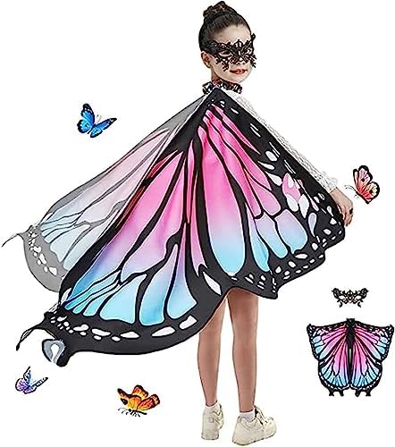 EONGERS Butterfly Wings UFO Girls Costume