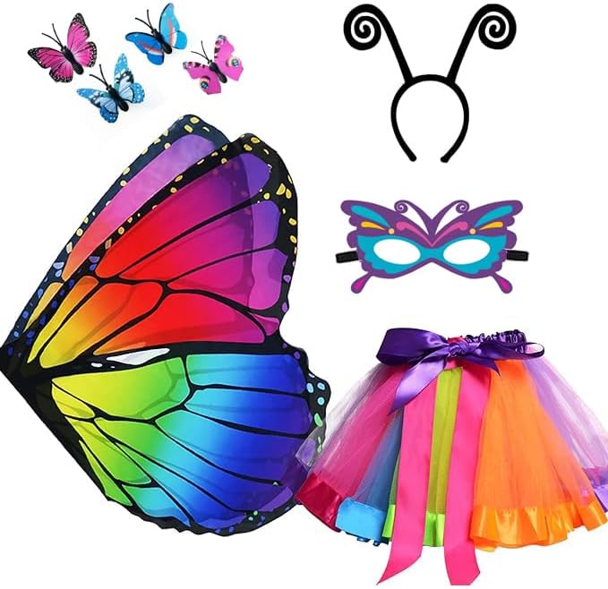 Aimeiar Butterfly Wings Costume for Girls