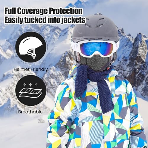 Kids Balaclava Ski Mask - Windproof Breathable for Boys Girls