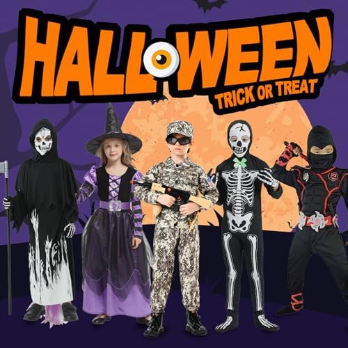 Kodvinp Kids Halloween Army Costume Set Boys Role-Play Gift