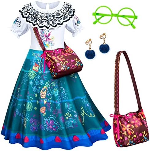 Magic Princess Costume Dress for Girls with Accessories