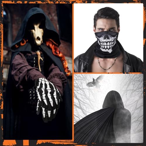 Halloween Spooktacular Creepy-CAPA Grim Reaper Costume Set