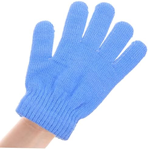 FRCOLOR Kids Winter Gloves - 6 Pairs Fleece Mittens