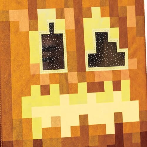 Minecraft Jack OLantern Block Head Mask costume accessory for boys