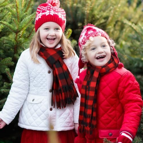 Bencailor 4 Pcs Kids Winter Scarf