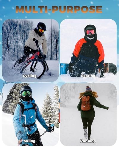 ROCKBROS Balaclava Ski Mask for Kids Stay Warm protected in Winter