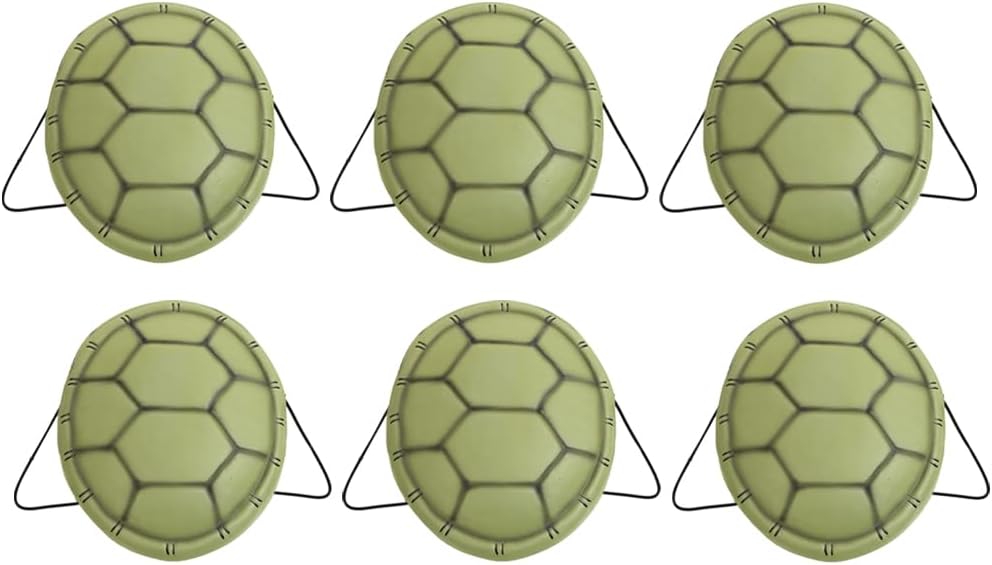 TOYANDONA Turtle Shell Ninja Costume for Kids 6PCS Halloween Accessories