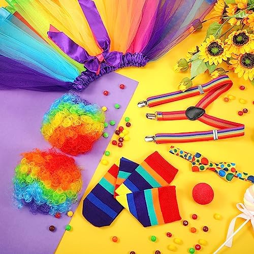 Shin mooon Girls clown costume set
