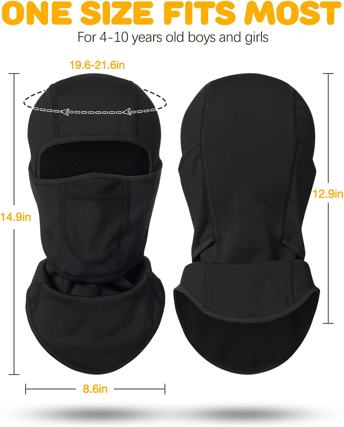 Venswell Breathable Ski Mask for Kids