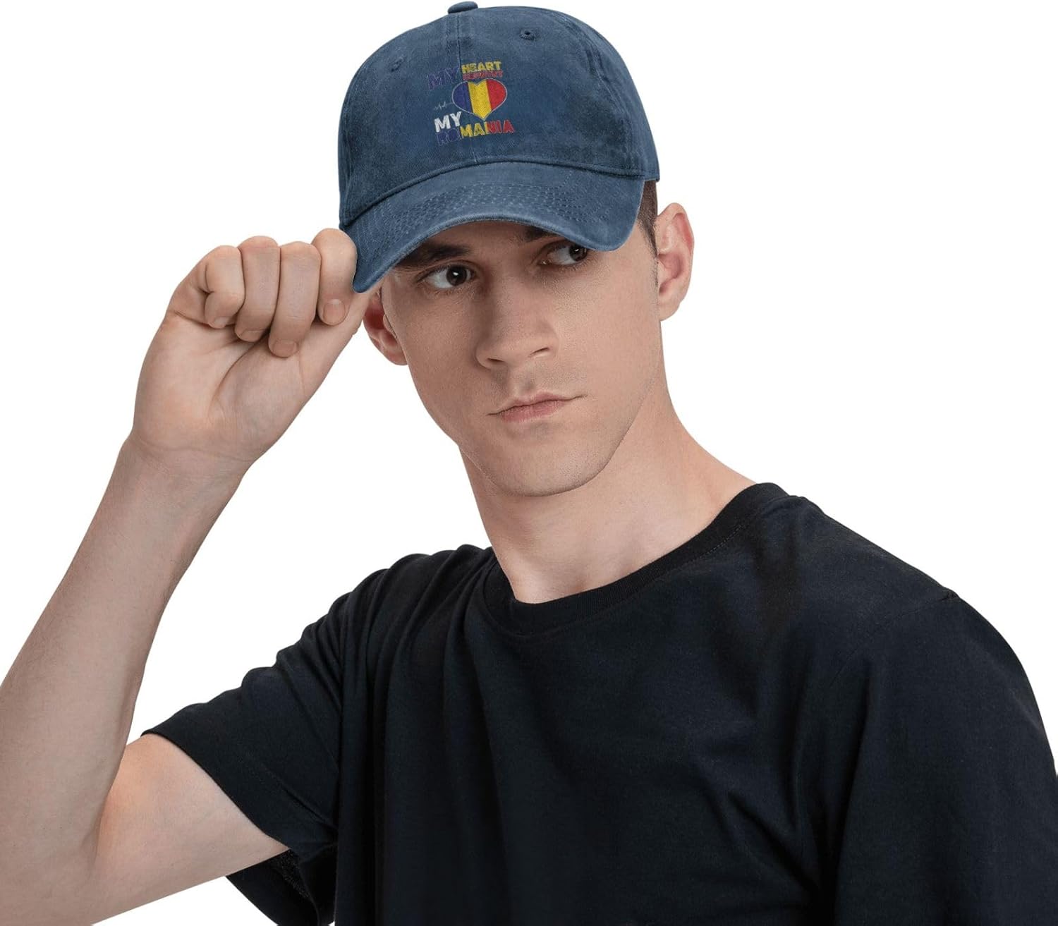 RTATBY My Heart My Country My Romania Baseball Cap