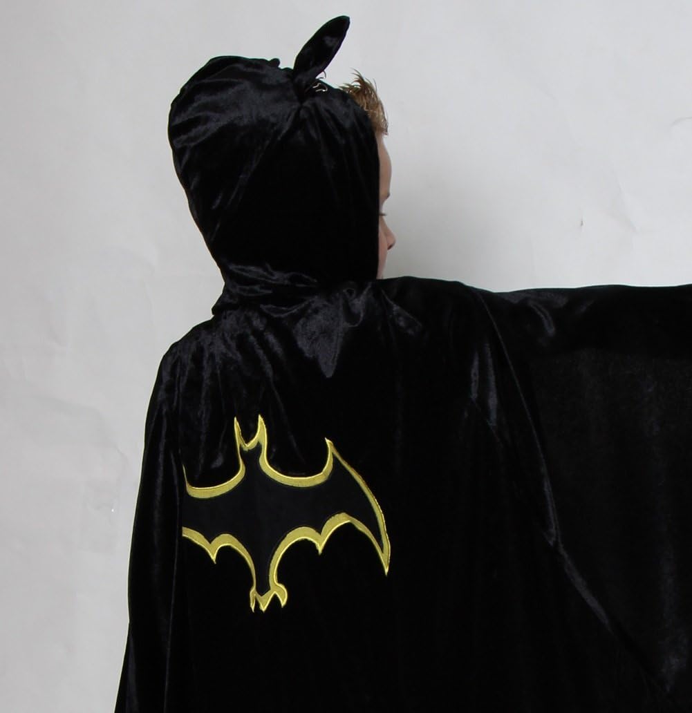 Make Believe - Halloween Costume for Girls - Black Bat Cloak