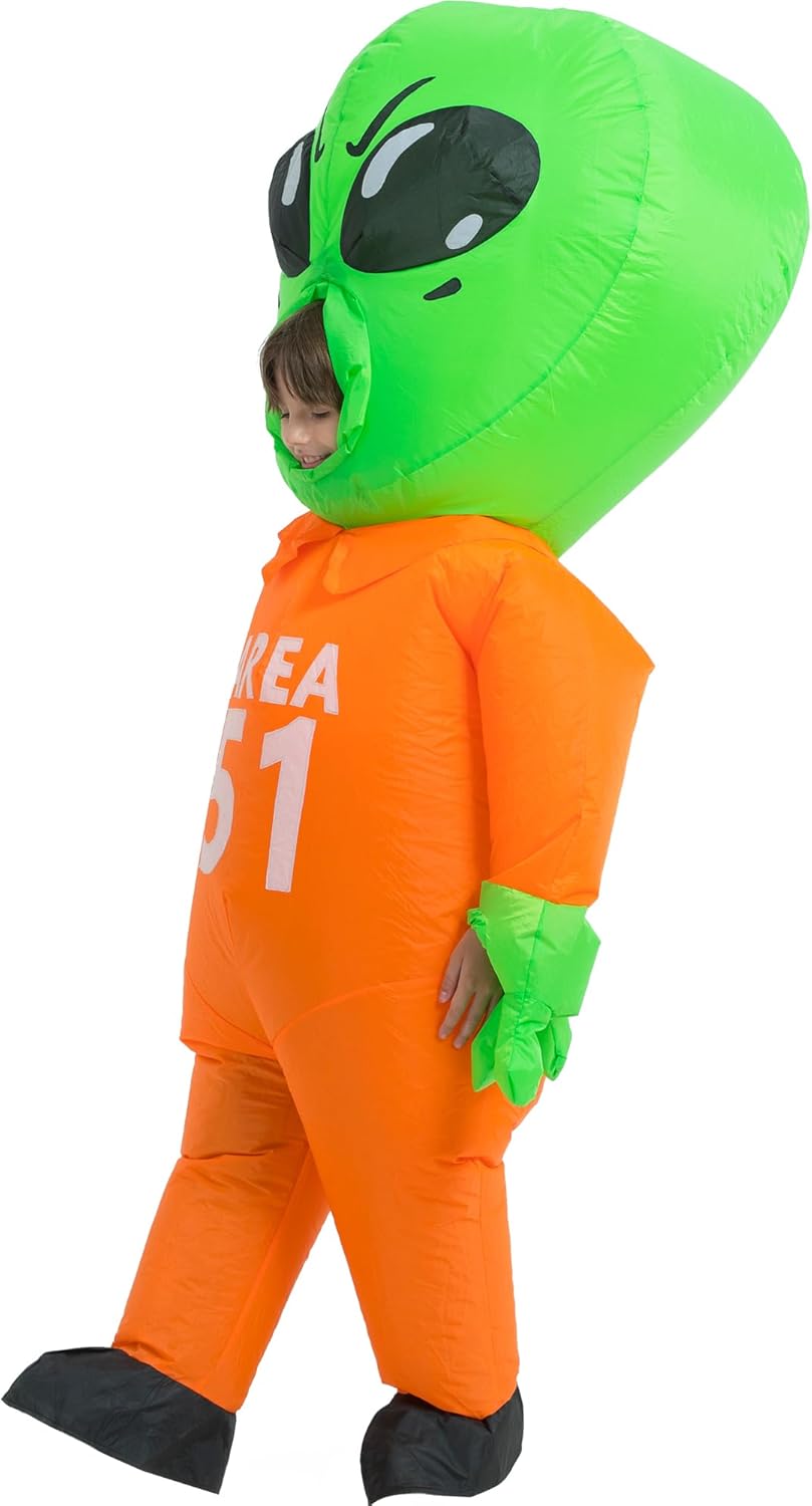Deluxe Inflatable Alien Costume for Kids