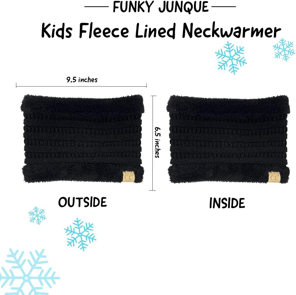 Funky Junque Winter Fleece Neck Warmer Tube