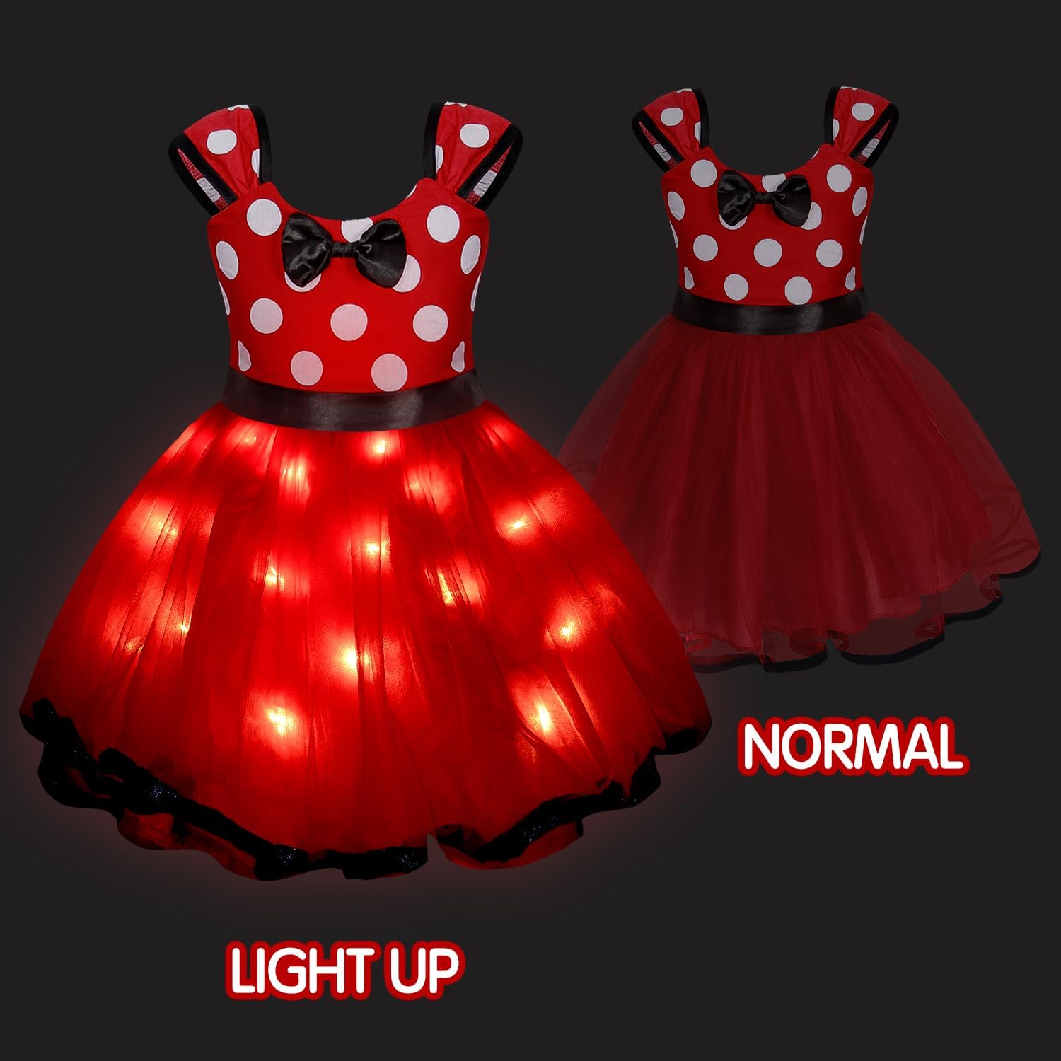 Light-Up Magic Girls Dress Up Costume Halloween Birthday Party