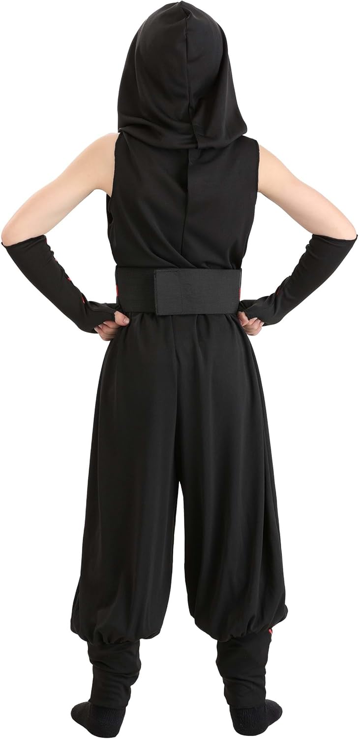 Muscle Black Ninja Costume Ninja for Girls
