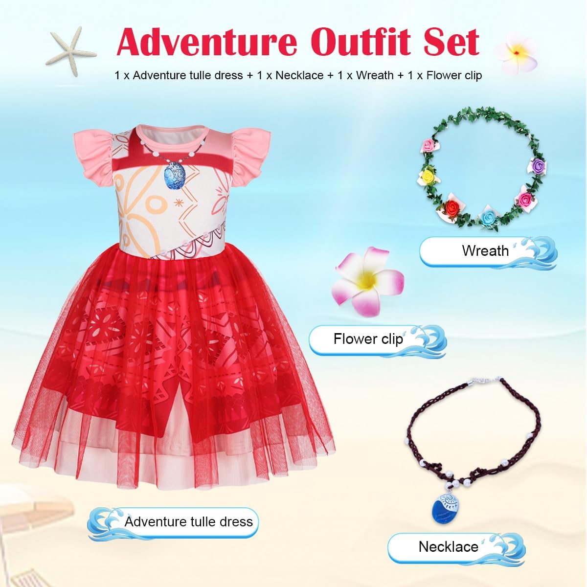 Adventure Toddler Outfit FNBOJY Girls Christmas Party Costumes