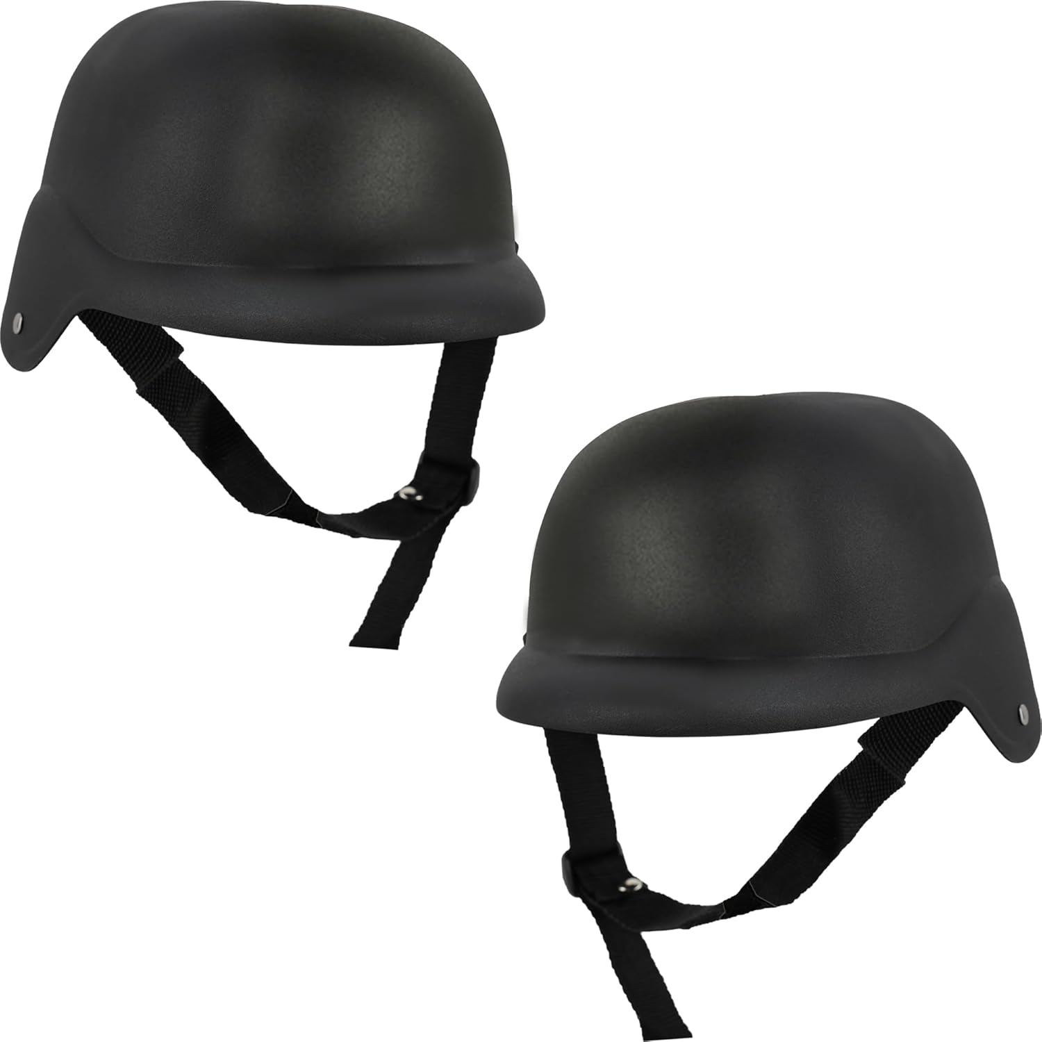 2 Pieces Plastic Military Hats Halloween Soldier Costume Army Party Supplies