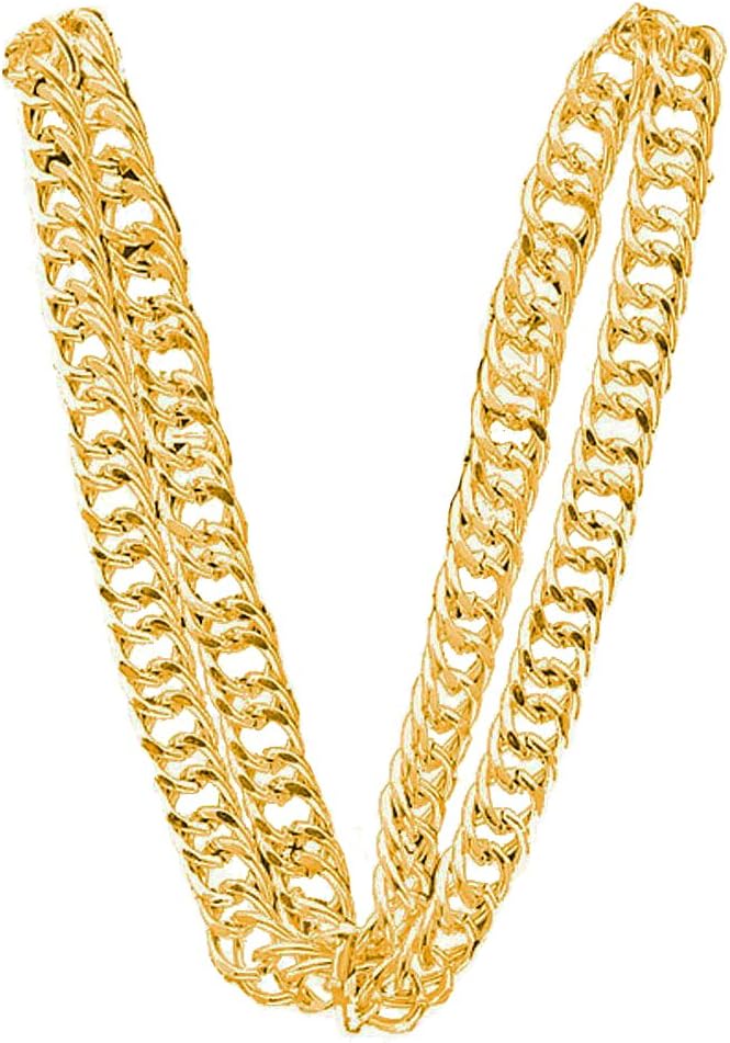 80s Big Links Neck Chain Costume Accessory