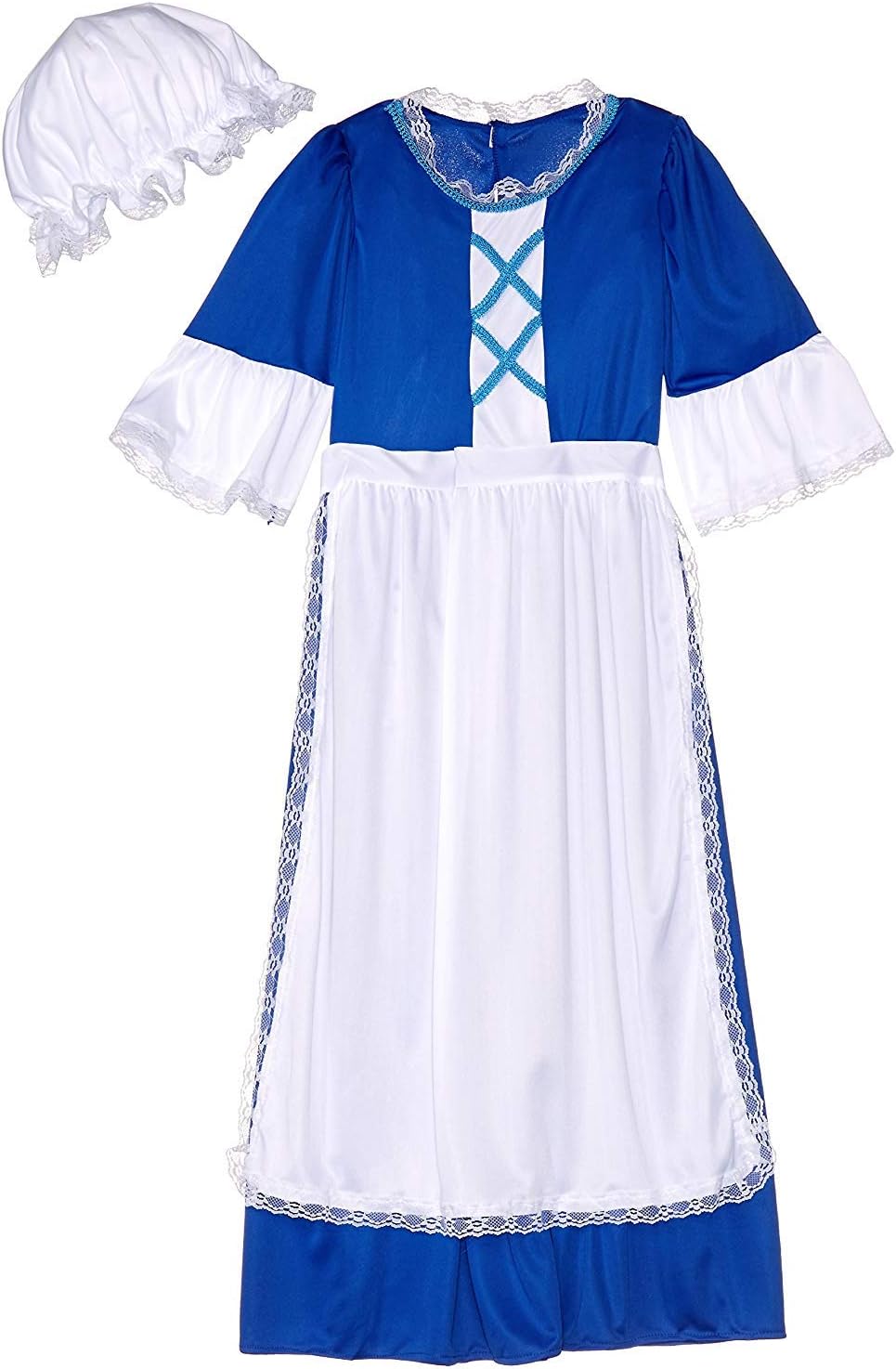 Adorable Colonial Girl Costume Dress