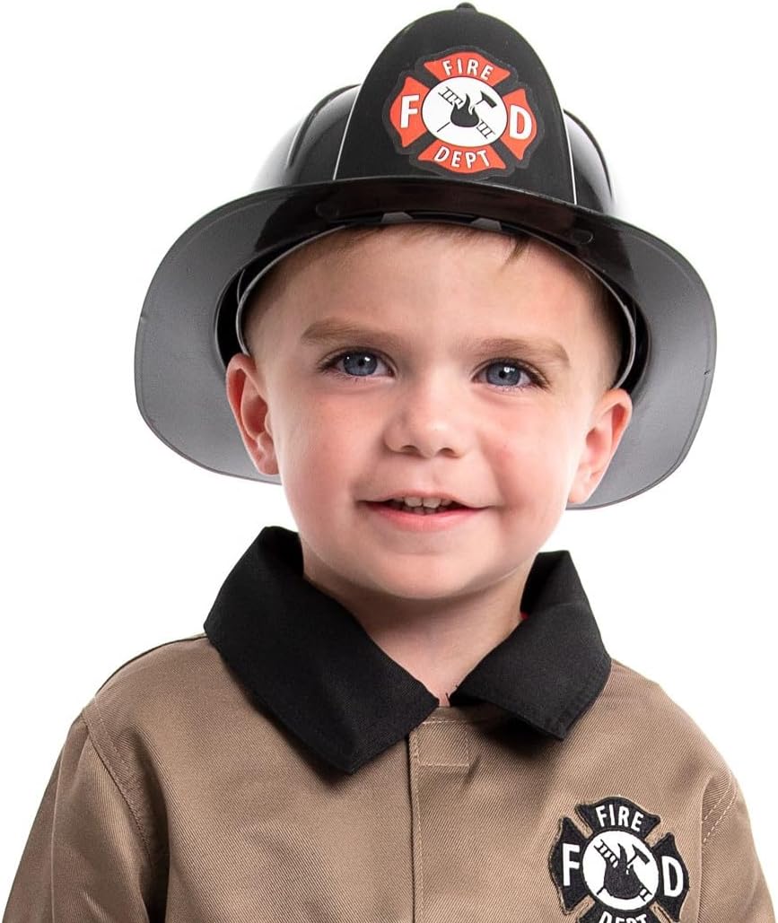 Little Adventures Costume Pretend Play Kids Hats - Firefighter Helmet