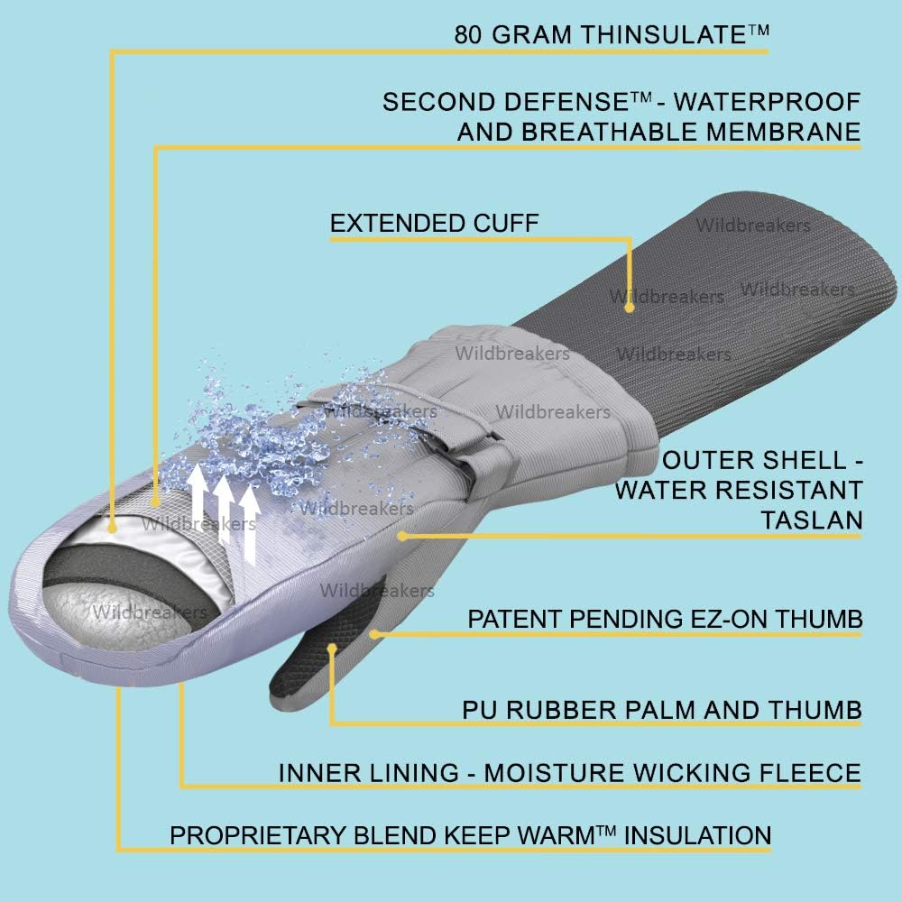 winter kids mittens for toddlers and beyond waterproof and_thick