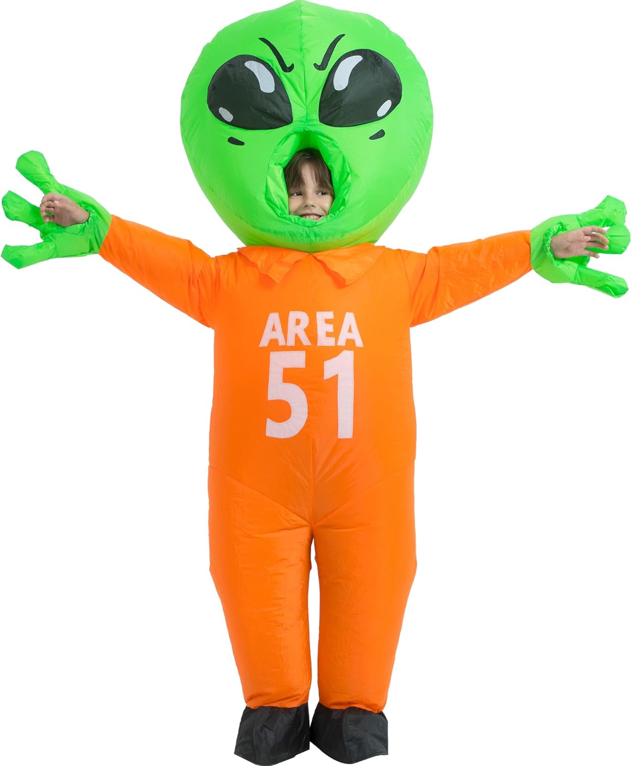 Deluxe Inflatable Alien Costume for Kids