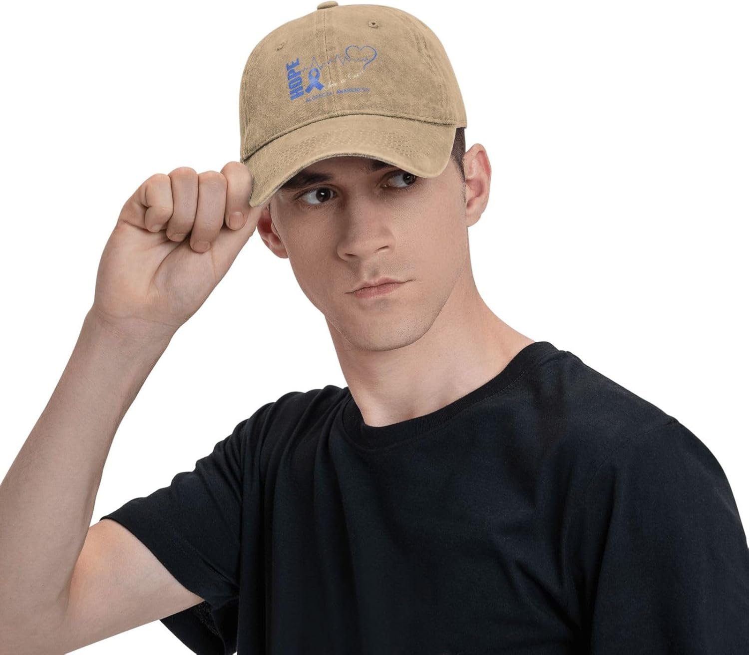 RTATBY Hope for a Cure Alopecia Awareness Baseball Cap