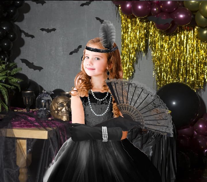 Tahonuss 1920s Flapper Accessories for Girls
