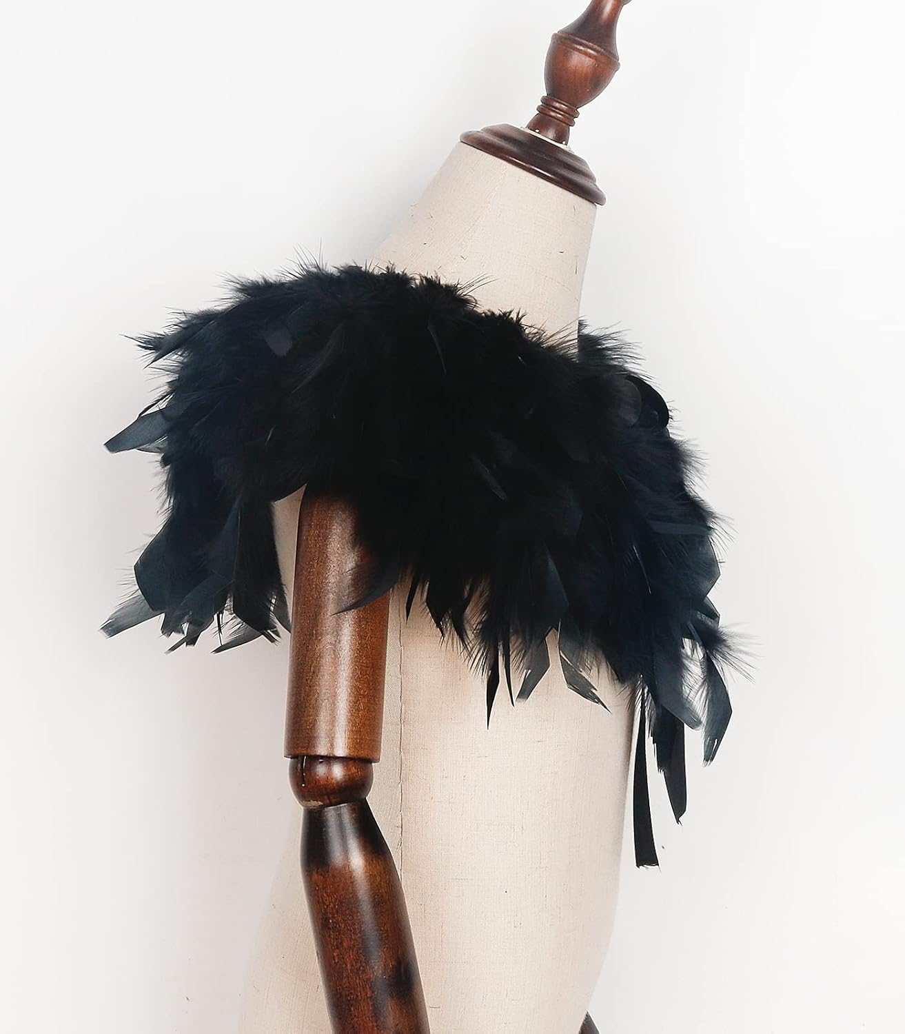 LVOW Kids Black Flakes Gothic Shawl - Halloween Party Costume