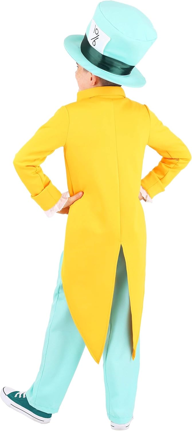 Childs Bright Mad Hatter Costume